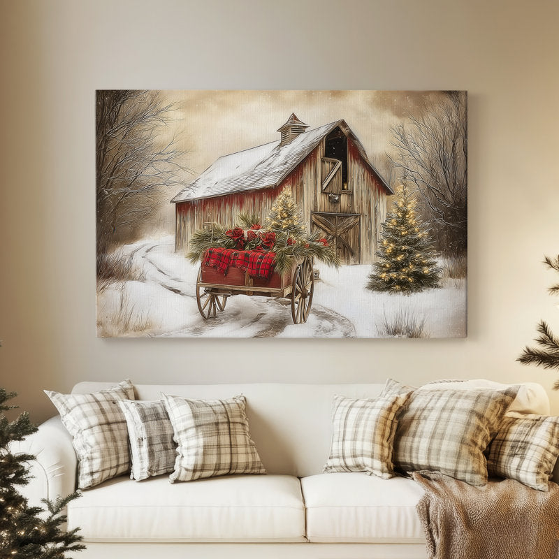 Gilded Nativity at Eve-Premium Gallery Wrapped Canvas