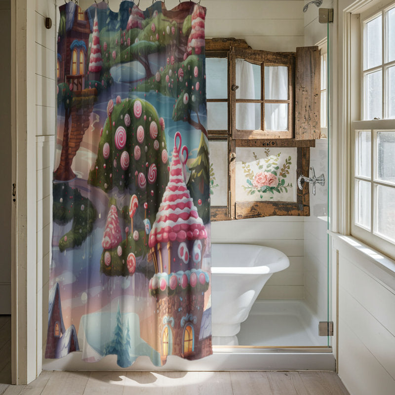 Gingerbread Delight - Premium Shower Curtain