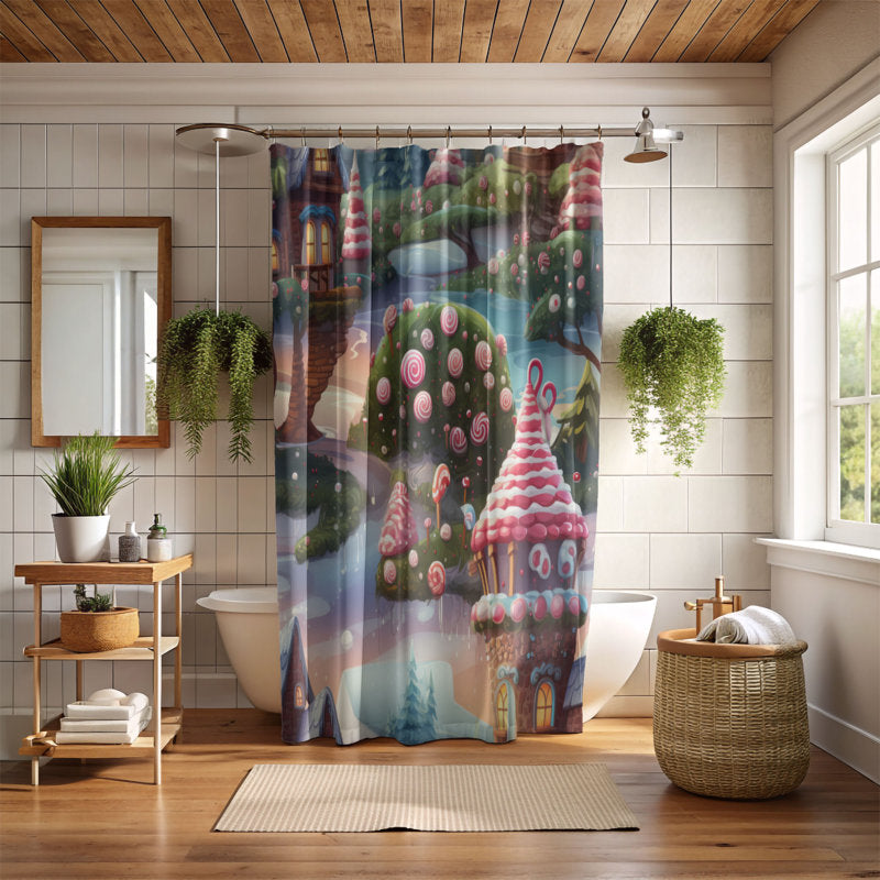 Gingerbread Delight - Premium Shower Curtain