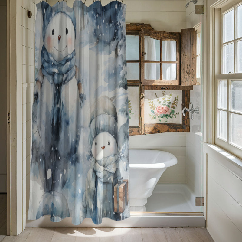 Glacial Figure - Premium Shower Curtain
