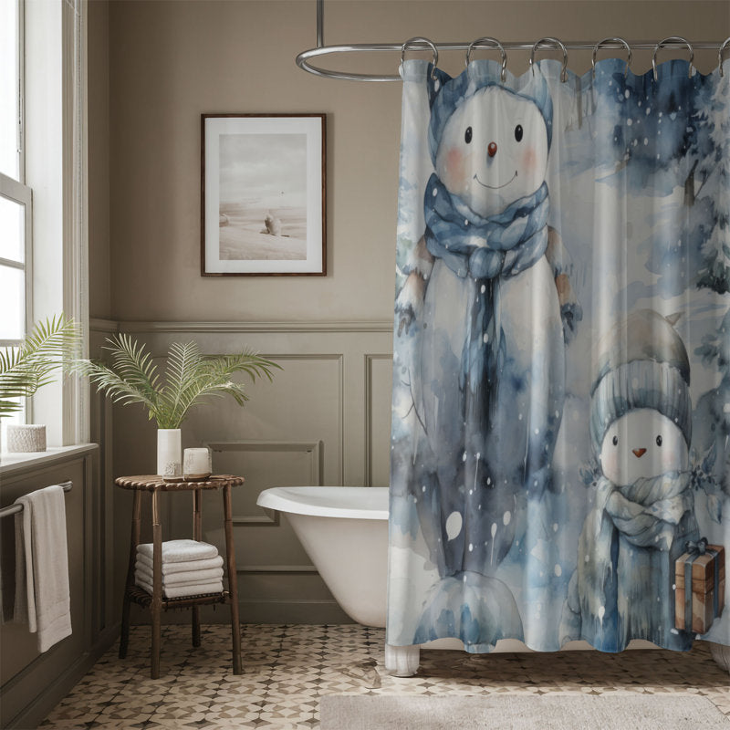 Glacial Figure - Premium Shower Curtain