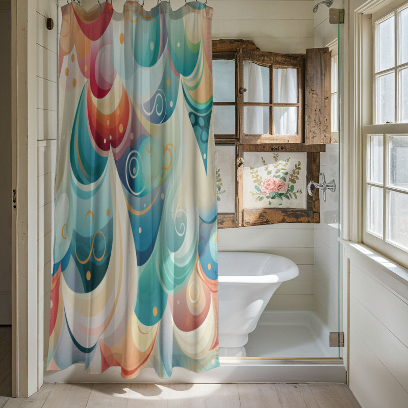 Glowing Pine - Premium Shower Curtain