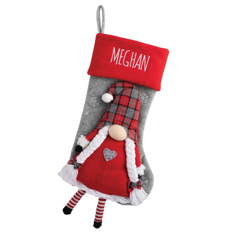 Gnome Character Personalized Stocking