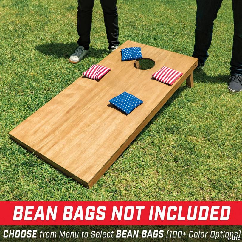 GoSports 4'x2' Regulation Size Wooden Cornhole Boards Set