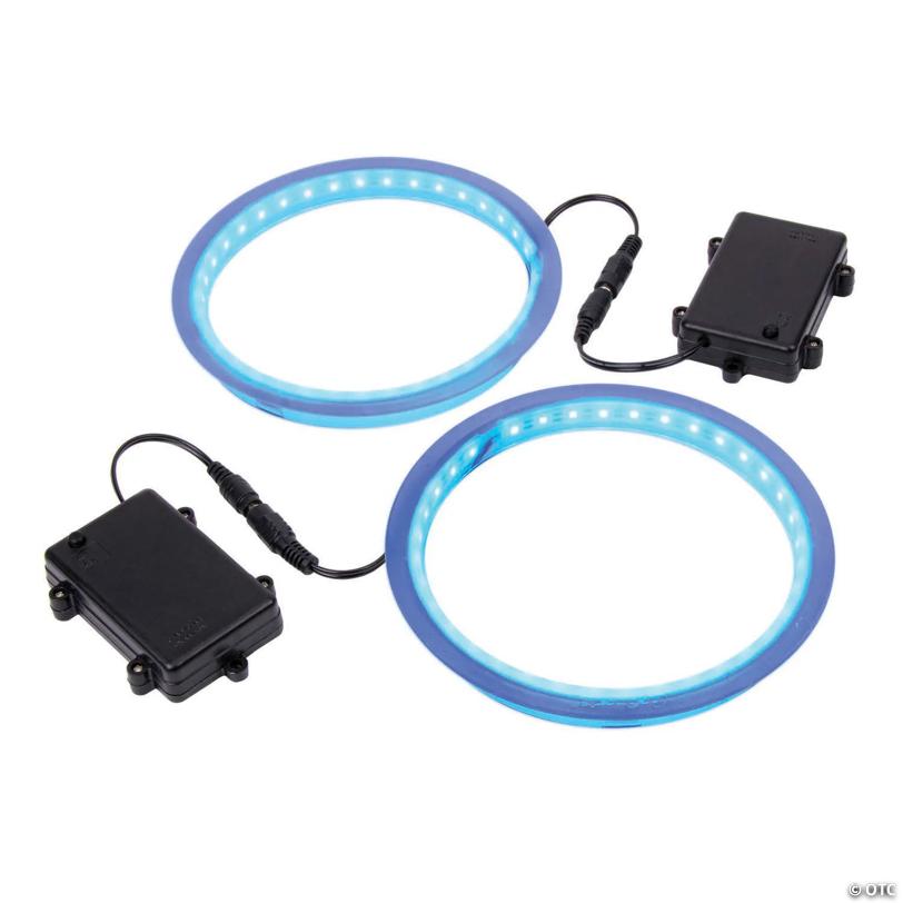 GoSports Cornhole Light Up LED Ring Kit 2pc Set - Blue