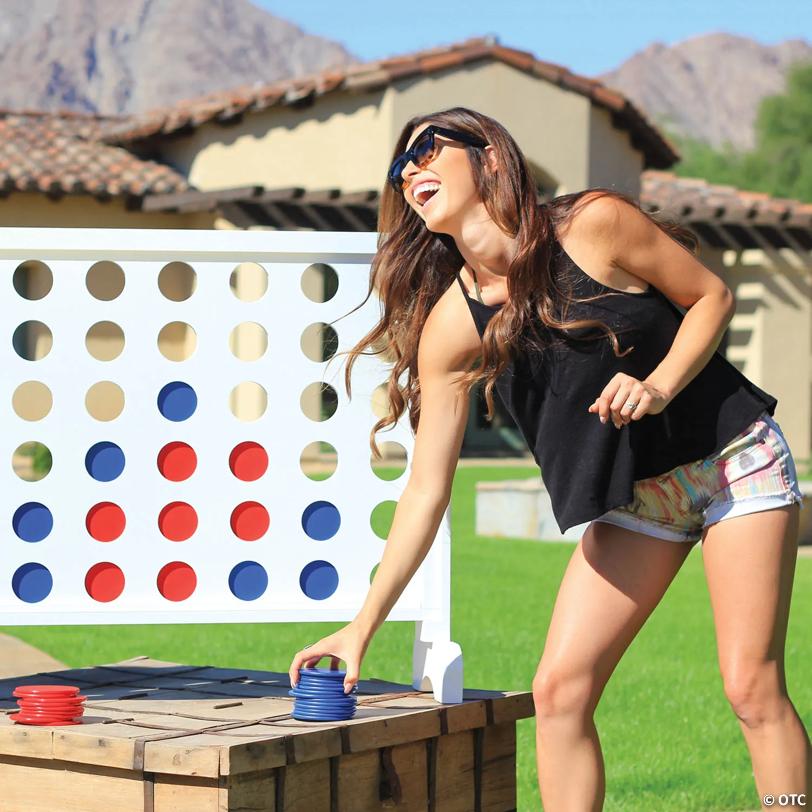 GoSports Giant 4 in a Row Game with Carrying Case - 3'