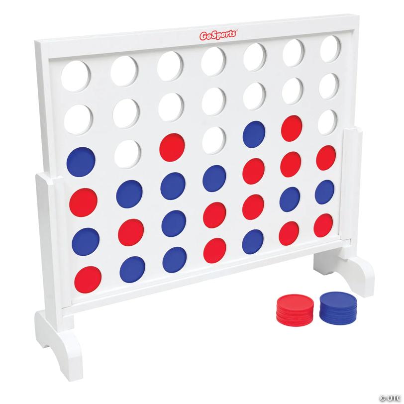 GoSports Giant 4 in a Row Game with Carrying Case - 3'