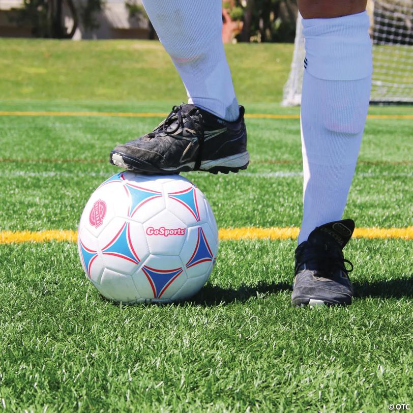 GoSports Size 5 Premier Soccer Ball with Premium Pump - 6 Pack