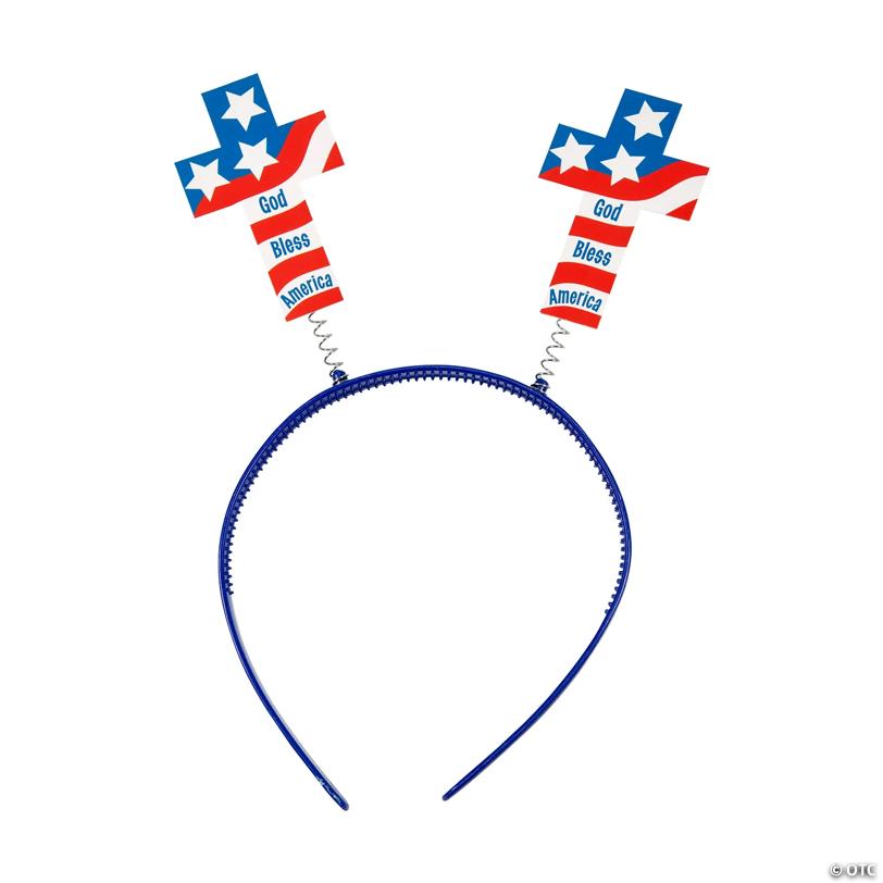 God Bless America Patriotic Head Boppers - 12 Pc.