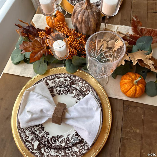 Gold Chargers - 6 Pieces | USA Decoration®