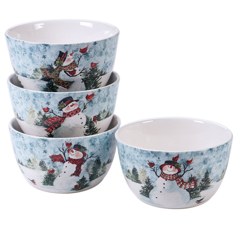 Greyce Ceramic Dinnerware Set 16 Piece - Service for 4