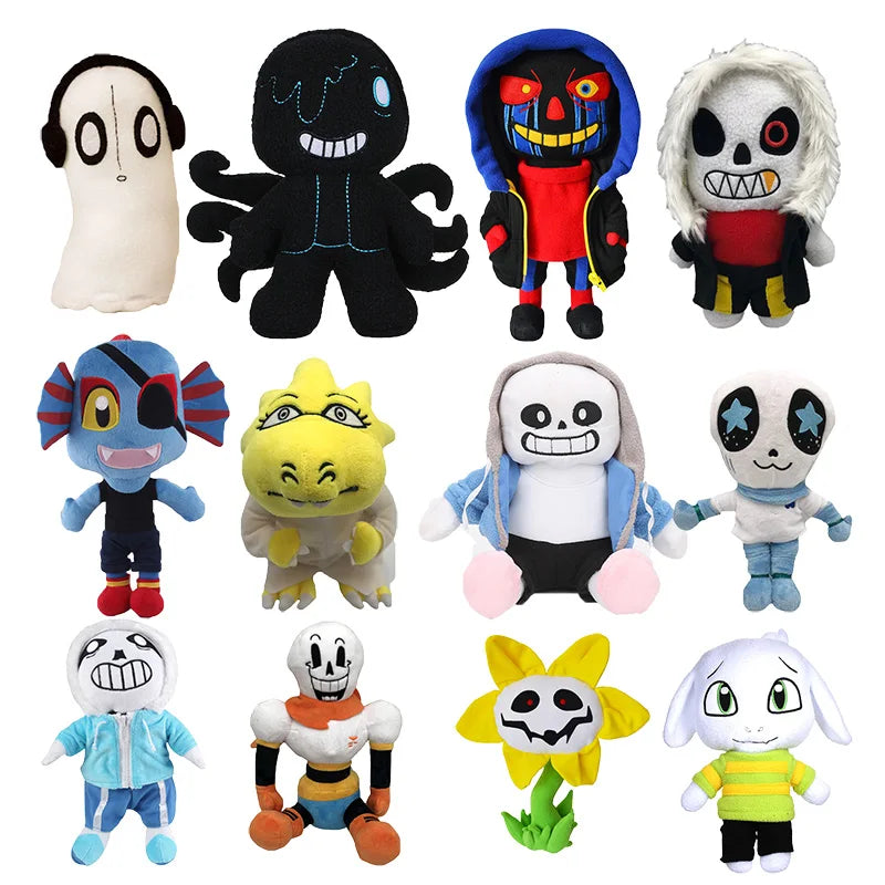 Stuffed Plush 20 Styles Undertale Plush Toys Cartoon Sans Undertale Plushie Dolls Frisk Stuffed Zombie Toys for Kids Birthday Gifts