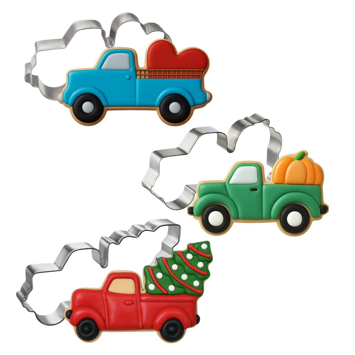 Holiday Truck Cookie Cutter Set 3 Pc HS0521