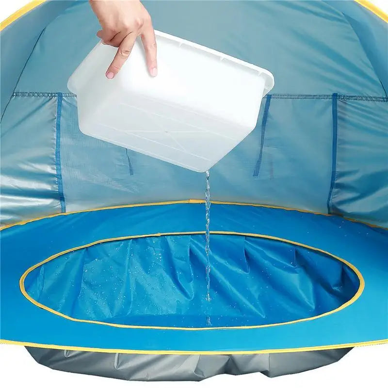 UPF 50+ Baby beach tent Waterproof Sun Shelter UV-protecting Sunshelter with Pool Kid Outdoor Camping Sunshade Beach sunshelter