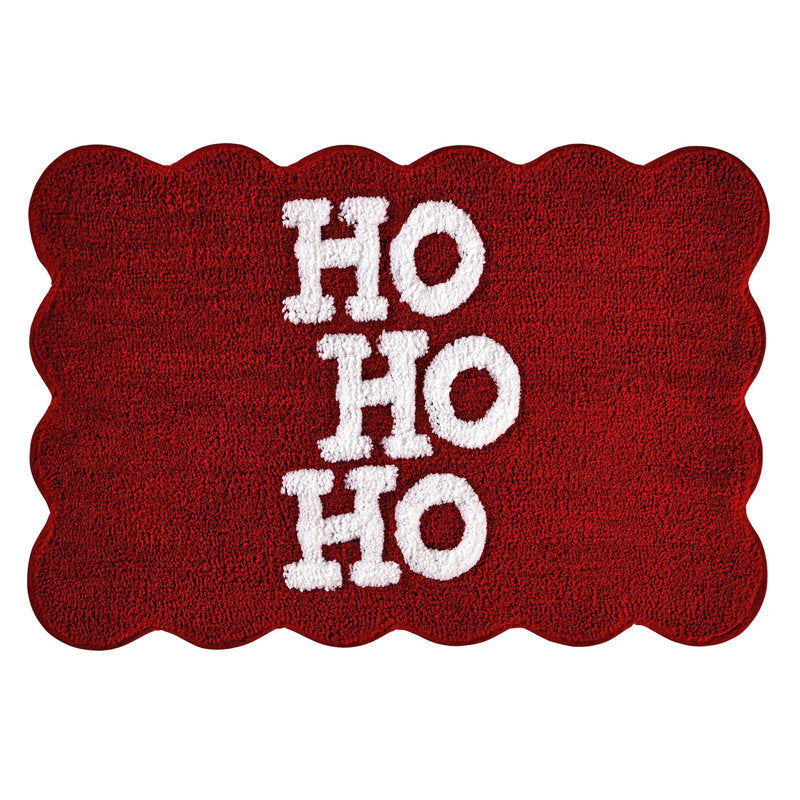Hallmark Red Ho Ho Ho Tufted Holiday Bath Rug, 20" X 30"