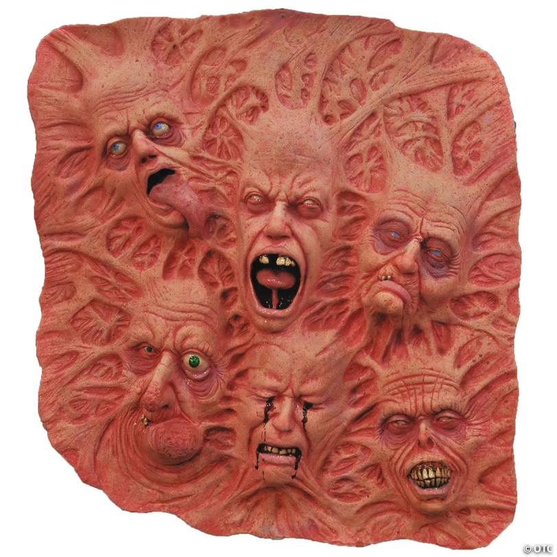 Halloween Slate of Souls Latex Hanging Wall Decoration