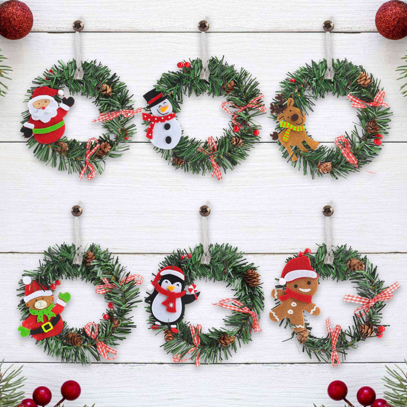 20.75" Christmas Wreath as a festive door display