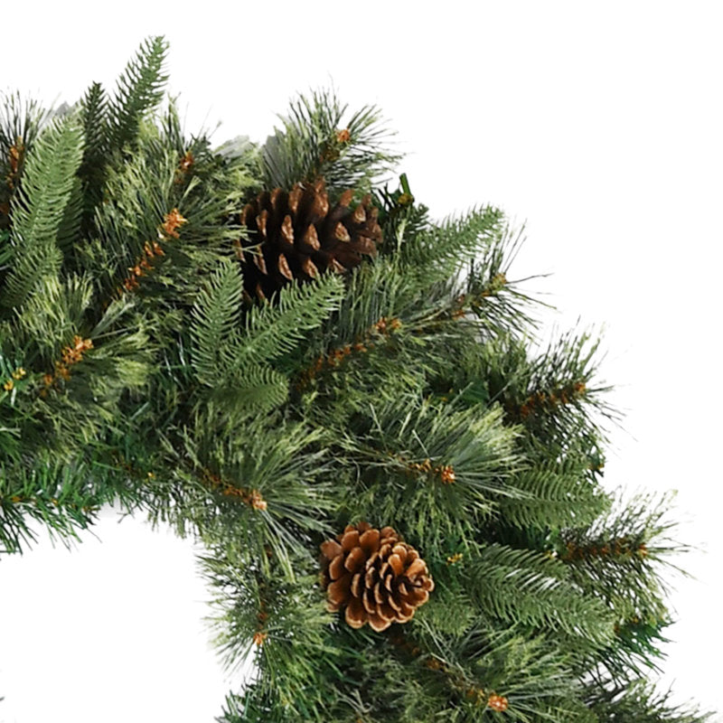 Handcrafted Faux Mixed Assortment 24'' Wreath