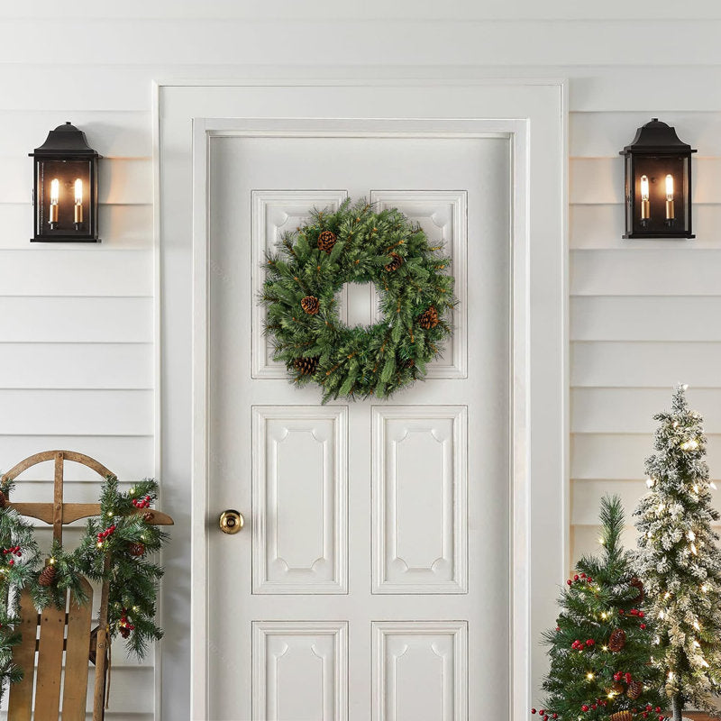 Handcrafted Faux Mixed Assortment 24'' Wreath