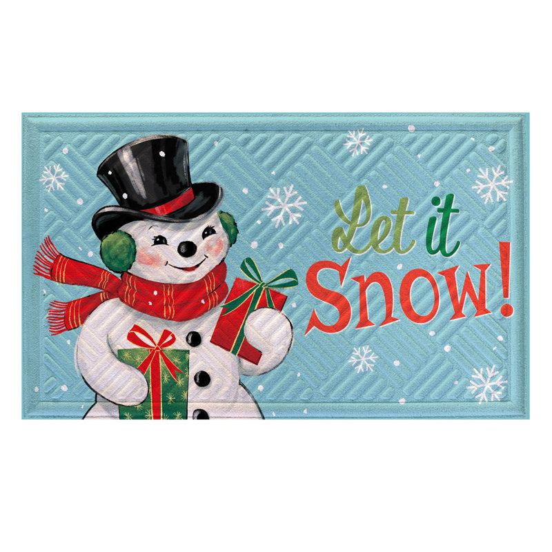 Heartfelt Cheer Snowman Embossed Mat
