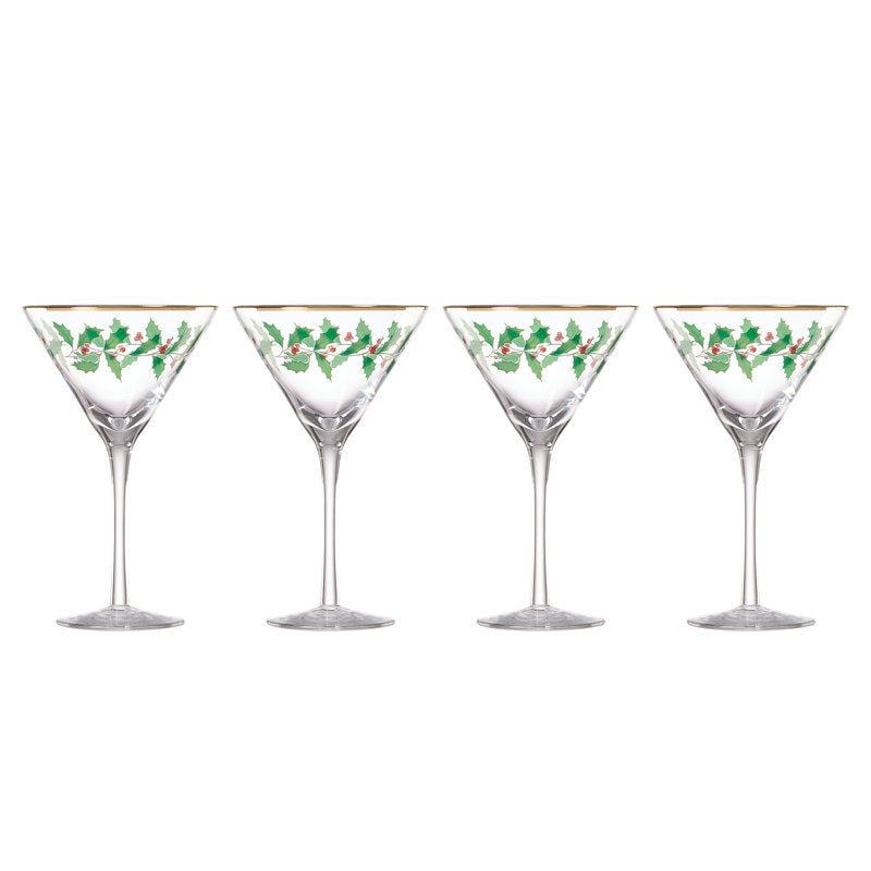 Holiday 8 oz. Martini Glass