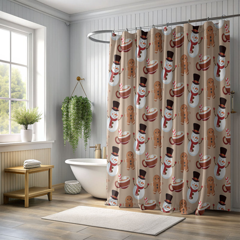 Holiday Bliss - 1 Piece Standard Shower Curtain