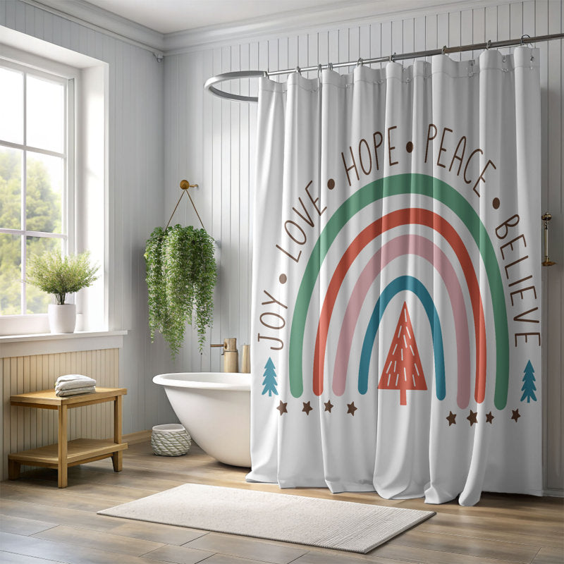 Holiday Glow - 1 Piece Standard Shower Curtain
