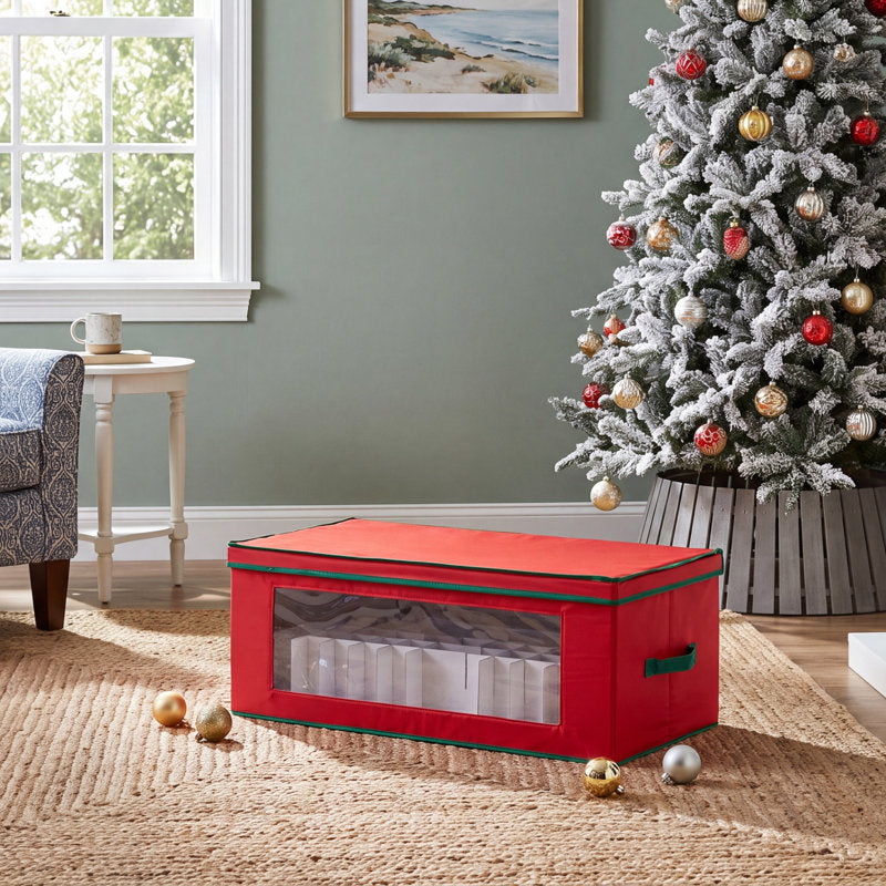 Holiday Ornament Storage Box, 36 Piece with Dividers