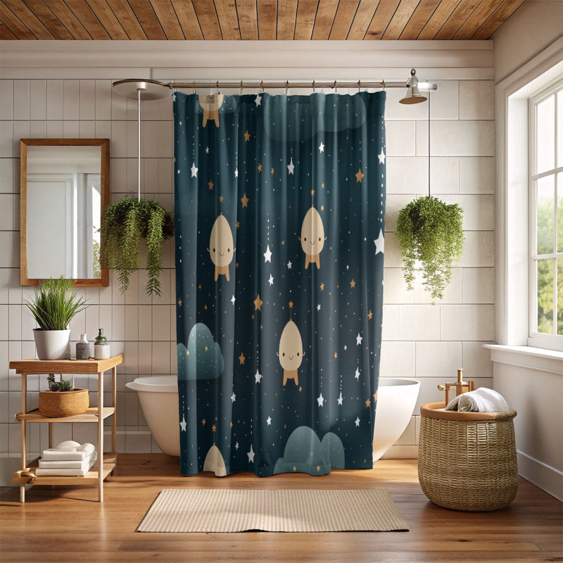 Holiday Stars - Premium Shower Curtain