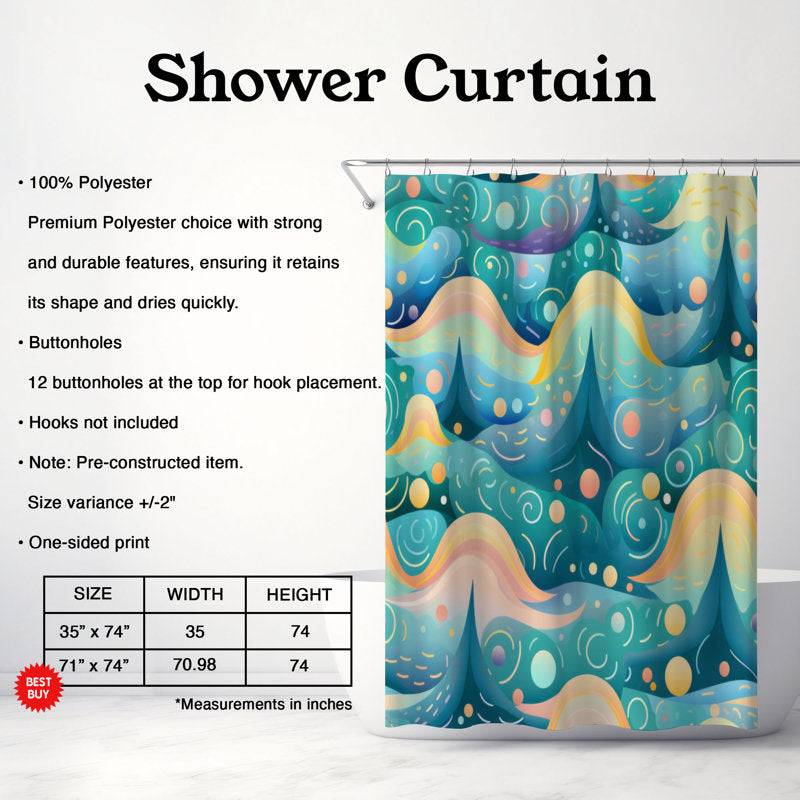 Holiday Tree - Premium Shower Curtain