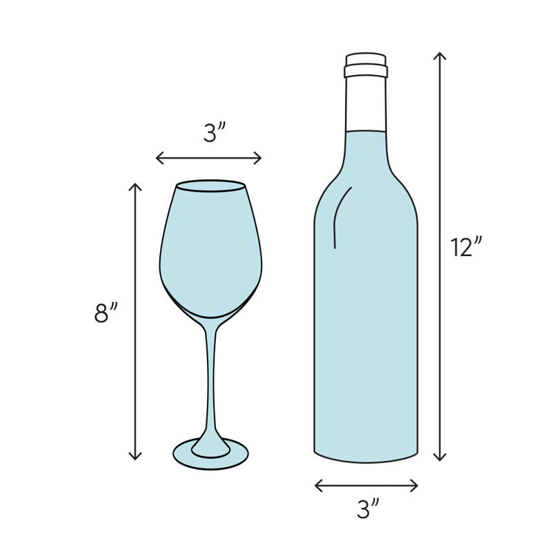 Holiday Vine 11 oz. Stemmed Wine Glass