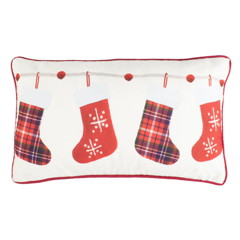 Hollie Joly Embroidered Reversible Throw Pillow
