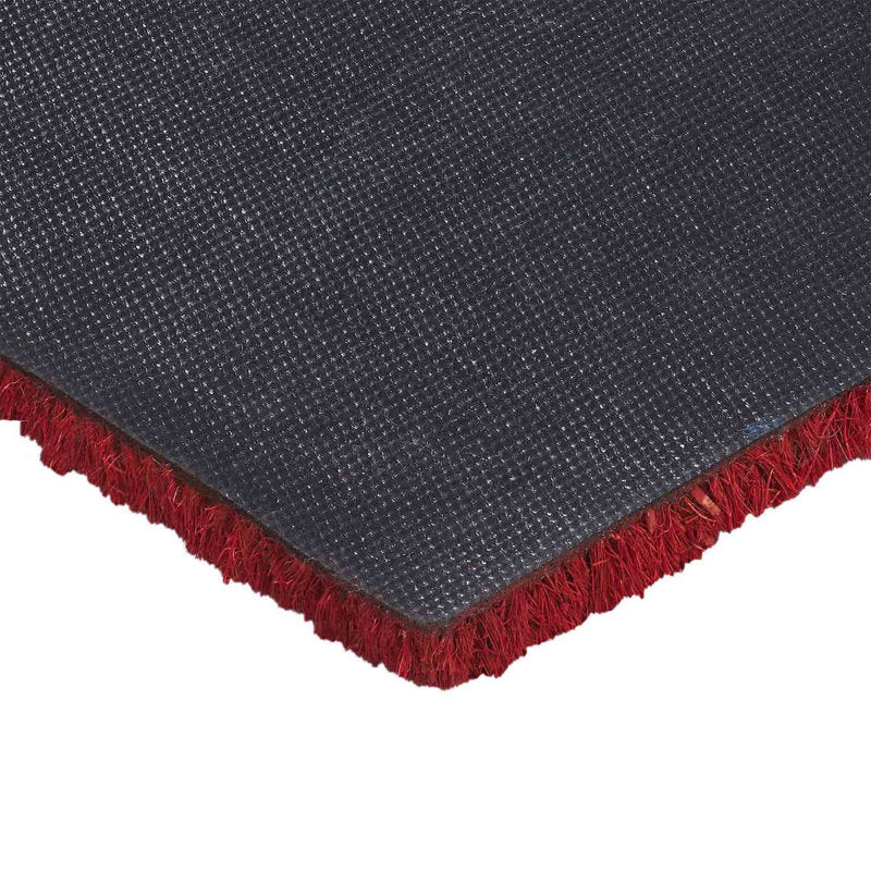 Home Red Wreath Outdoor Coir Doormat, 18" x 30"