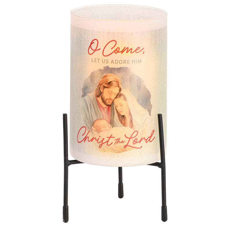 Hurricane Candleholder Christ Is Lord 8H