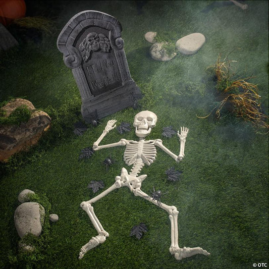 I Told You I Was Sick Tombstone & Skeleton Graveyard Halloween Decorations Set – 24 Pc.