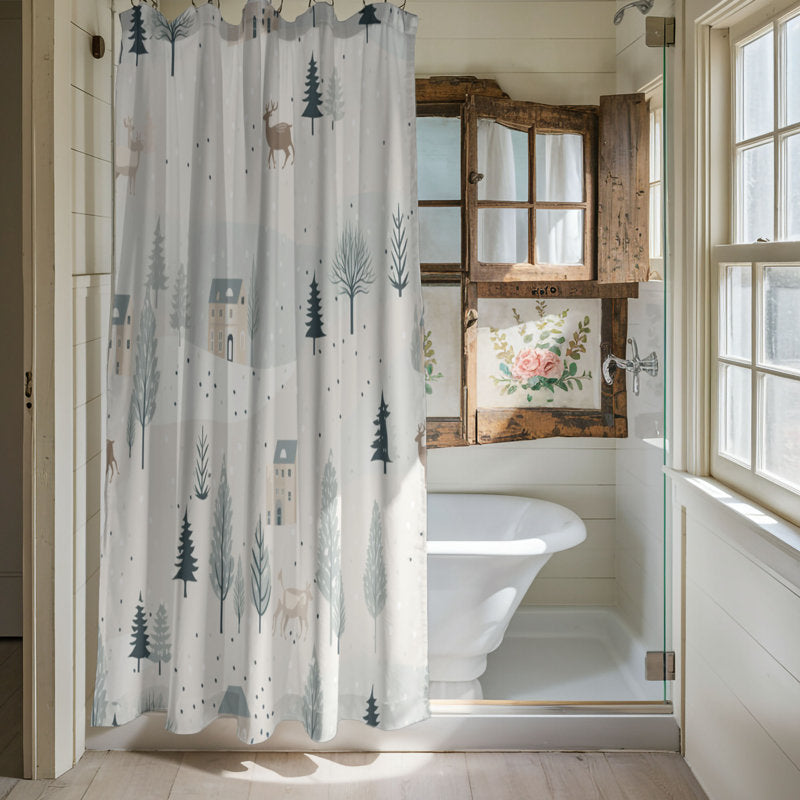 Ice Holiday - Premium Shower Curtain