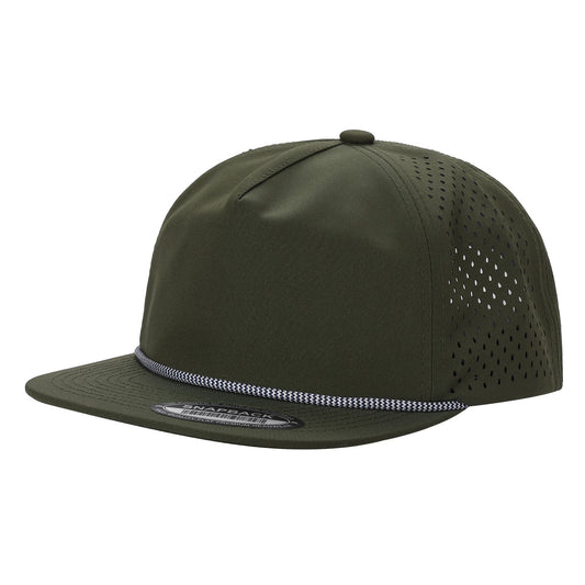 5WPR 5-Panel Waterproof Hat with Rope – Stylish & Durable