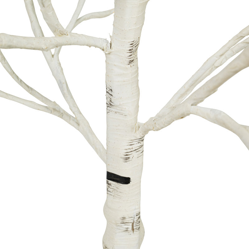 Indoor and Outdoor LED Birch Tree on Metal Base