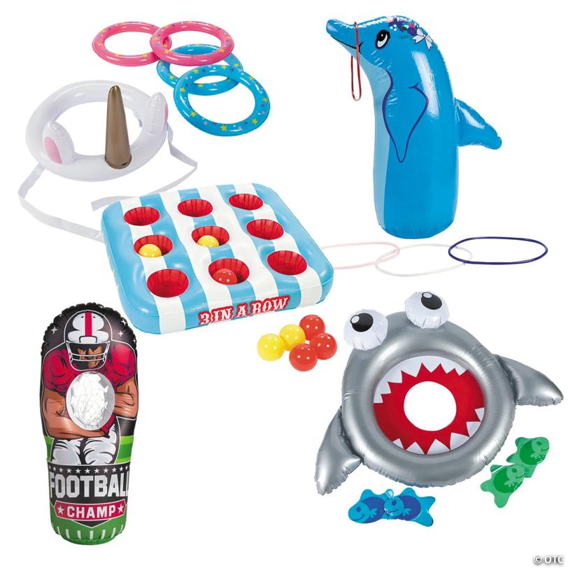 Inflatable Games Boredom Buster Kit - 5 Games