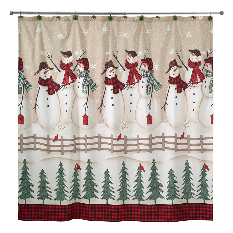 Jalles Shower Curtain with Hooks Included