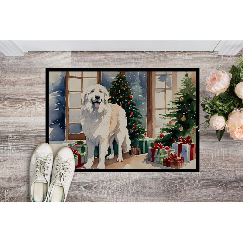 Jermeisha Non-Slip Christmas Doormat