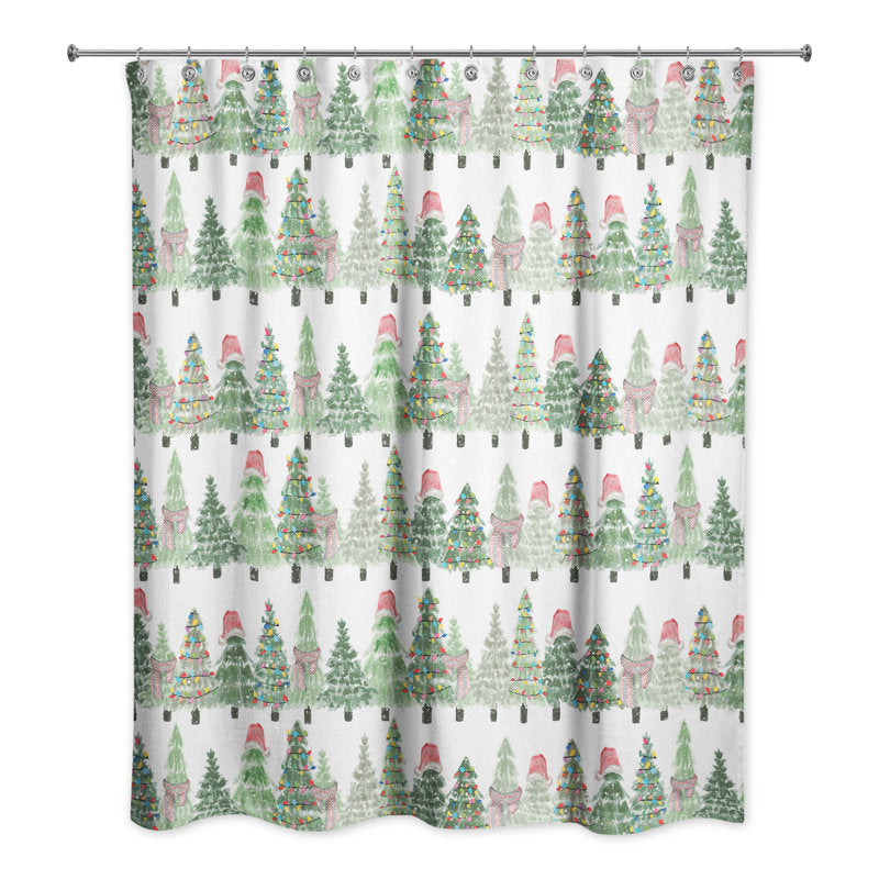 Jermyra Floral Shower Curtain