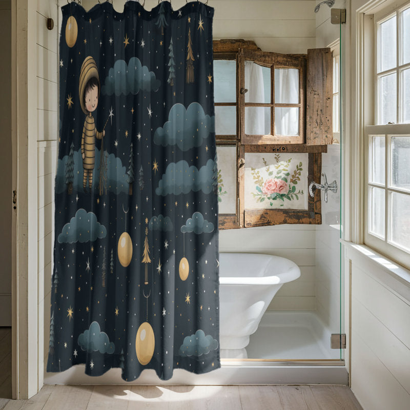 Jolly Night - Premium Shower Curtain