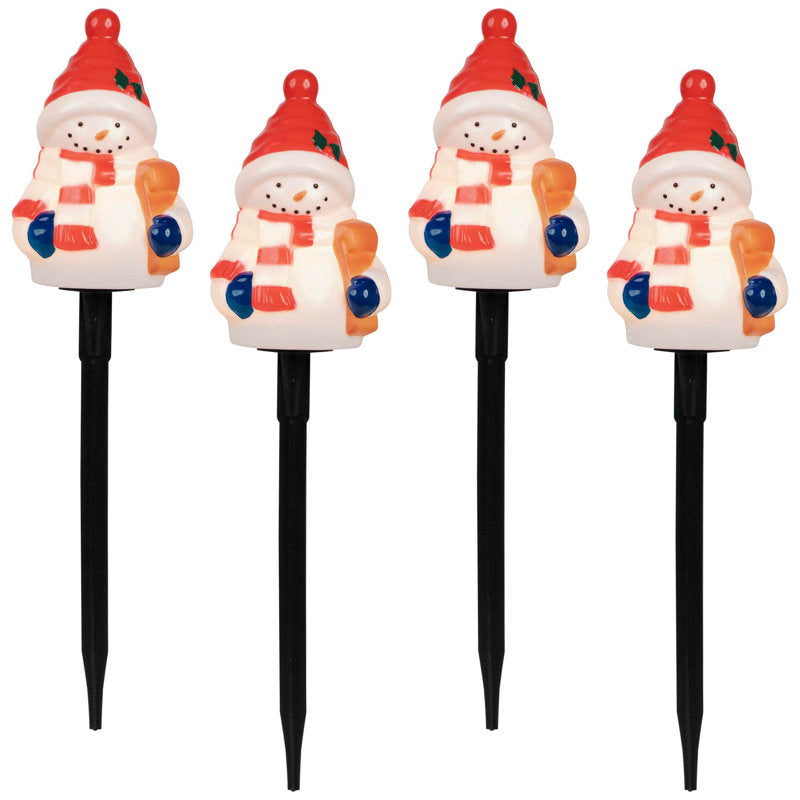 Jolly Snowmen Christmas Pathway Markers 16"