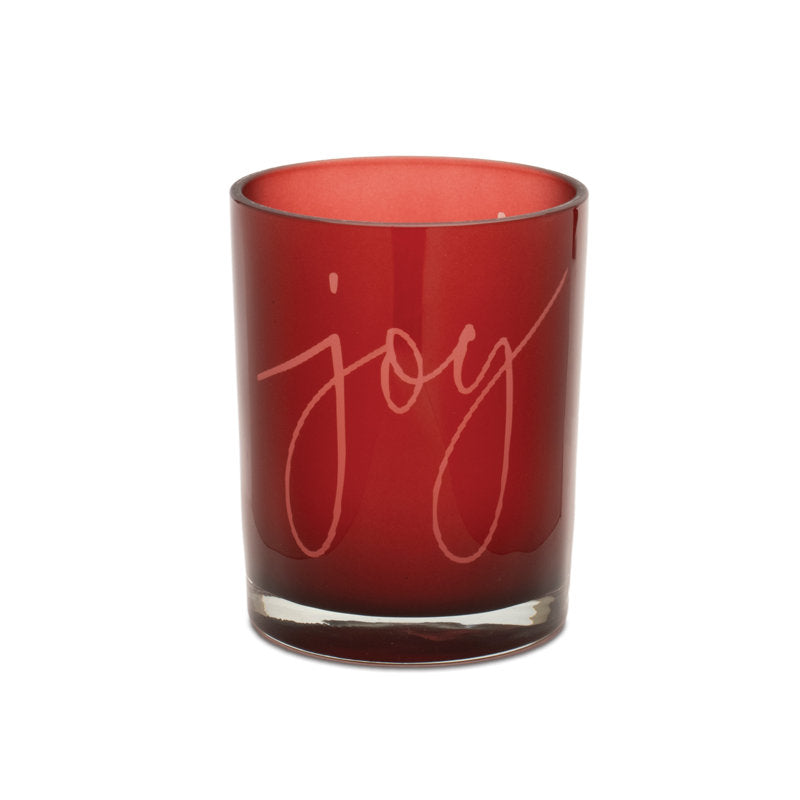 Joy Glass Votive Holder