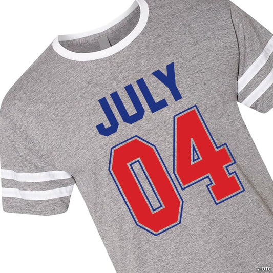 July 04 Adults Ringer T-Shirt