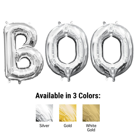 16 inch BOO - ANAGRAM LETTERS KIT (AIR-FILL ONLY) | USA Decoration®