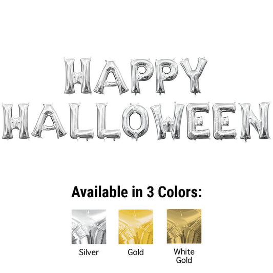16 inch HAPPY HALLOWEEN - ANAGRAM LETTERS KIT (AIR-FILL ONLY) | USA Decoration®