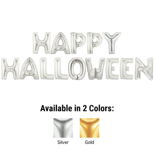 40 inch HAPPY HALLOWEEN - MEGALOON LETTERS KIT | USA Decoration®