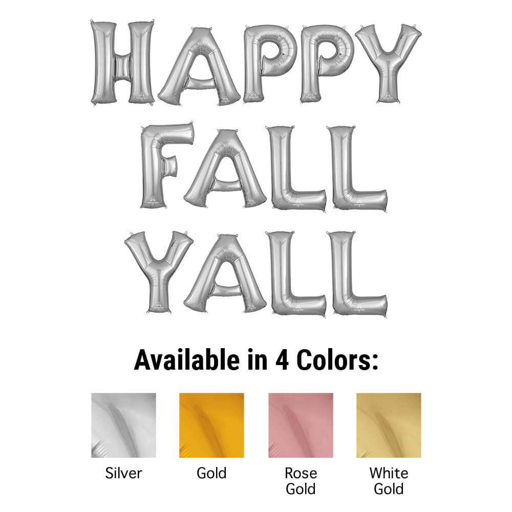 34 inch HAPPY FALL YALL - ANAGRAM LETTERS KIT | USA Decoration®